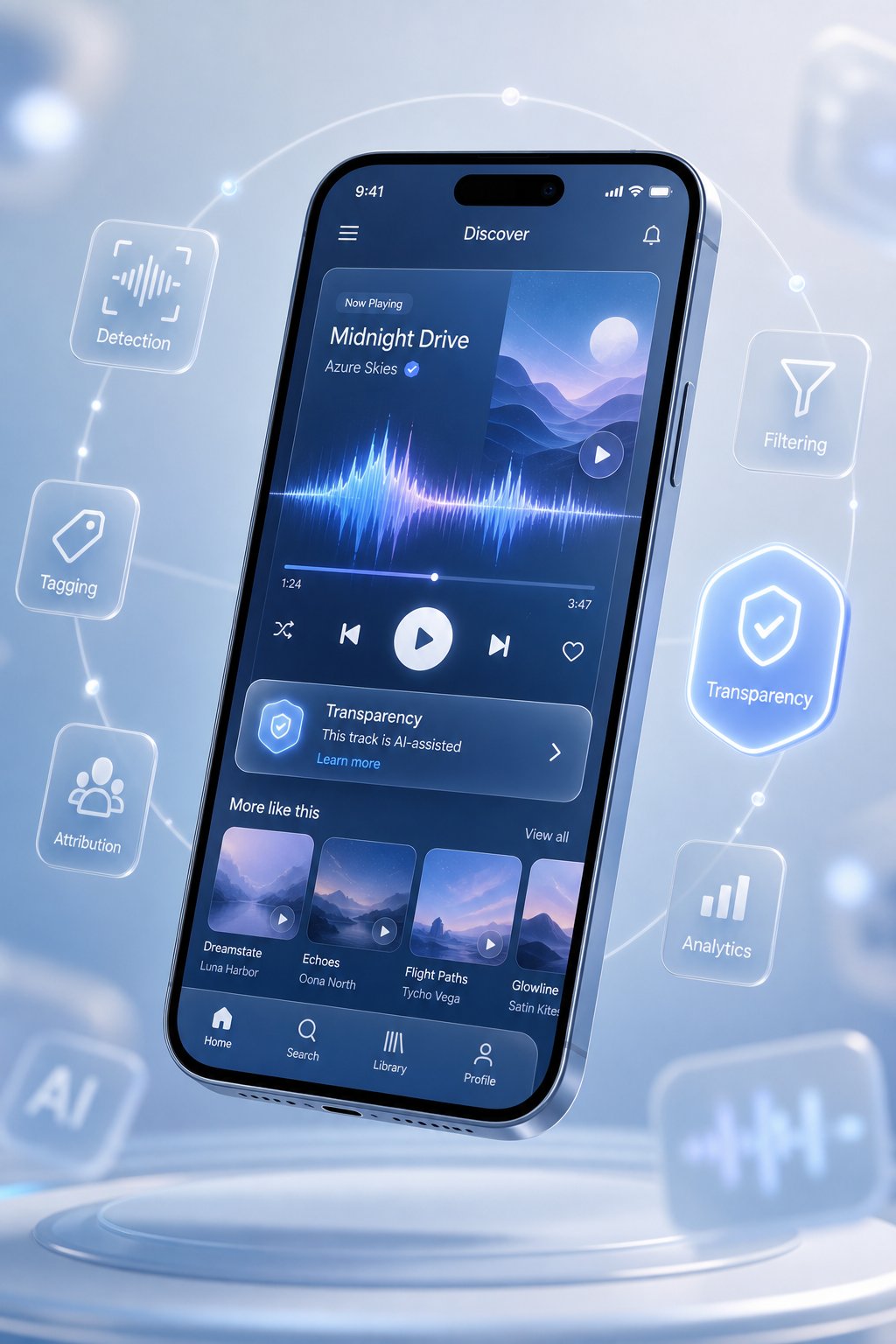 streaming platforms now use labeling and detection tools to address listener demand for ai music transparency