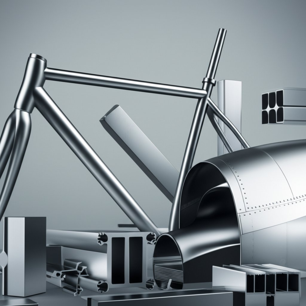 lightweight aluminum components used in engineering and manufacturing