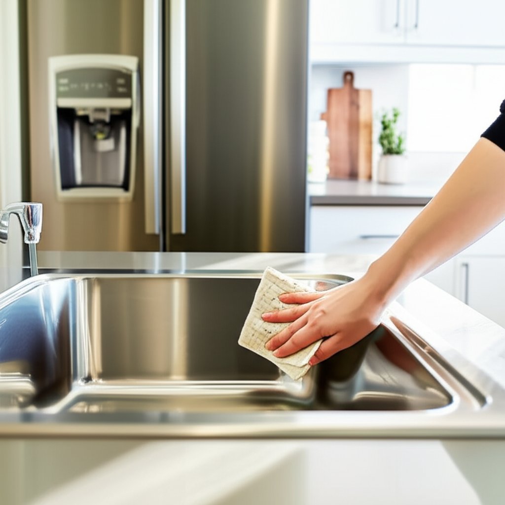regular care keeps stainless steel sinks and appliances rust free