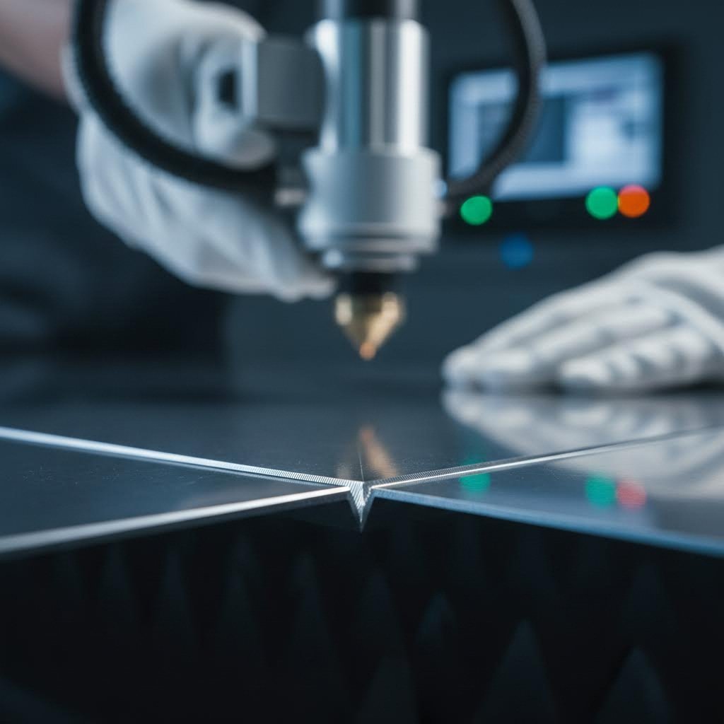 quality laser cut metal edge demonstrating proper cutting parameters and technique