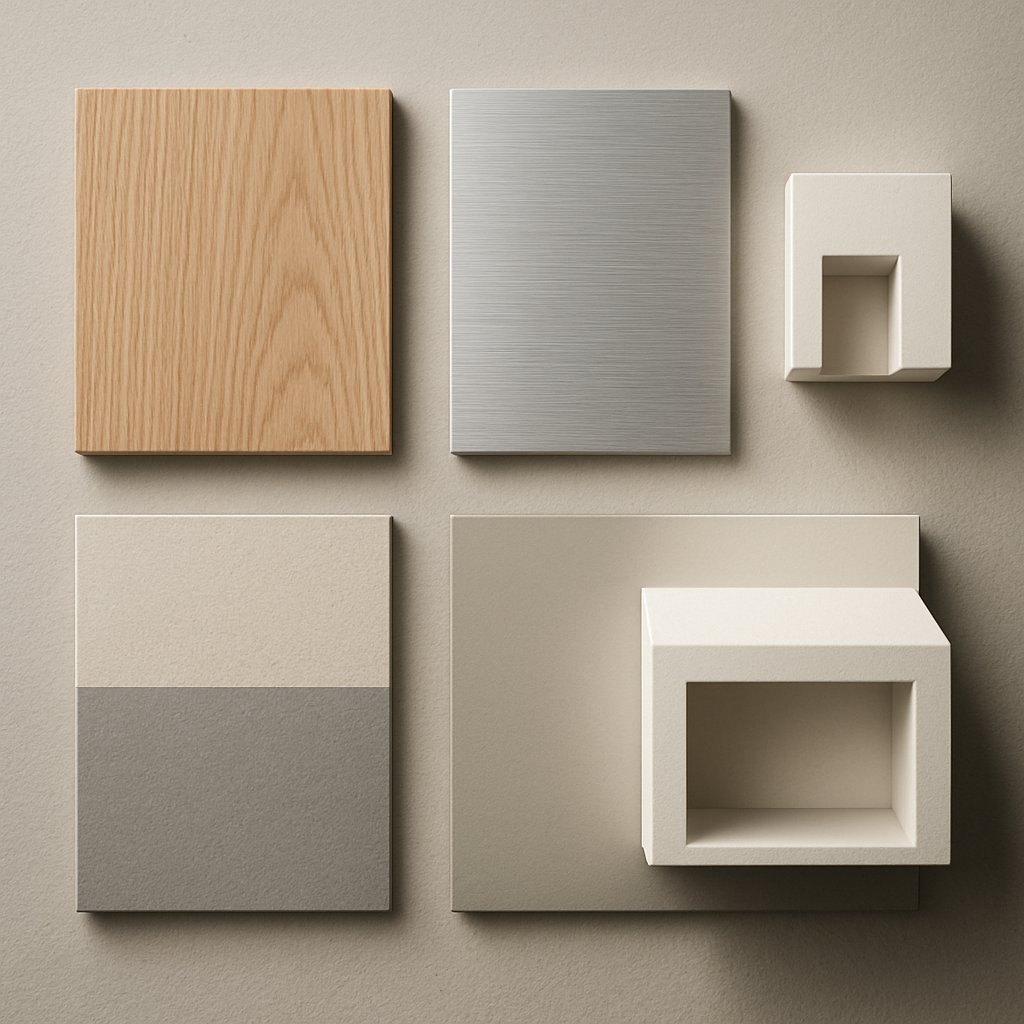 wood look material options for facade and interior use
