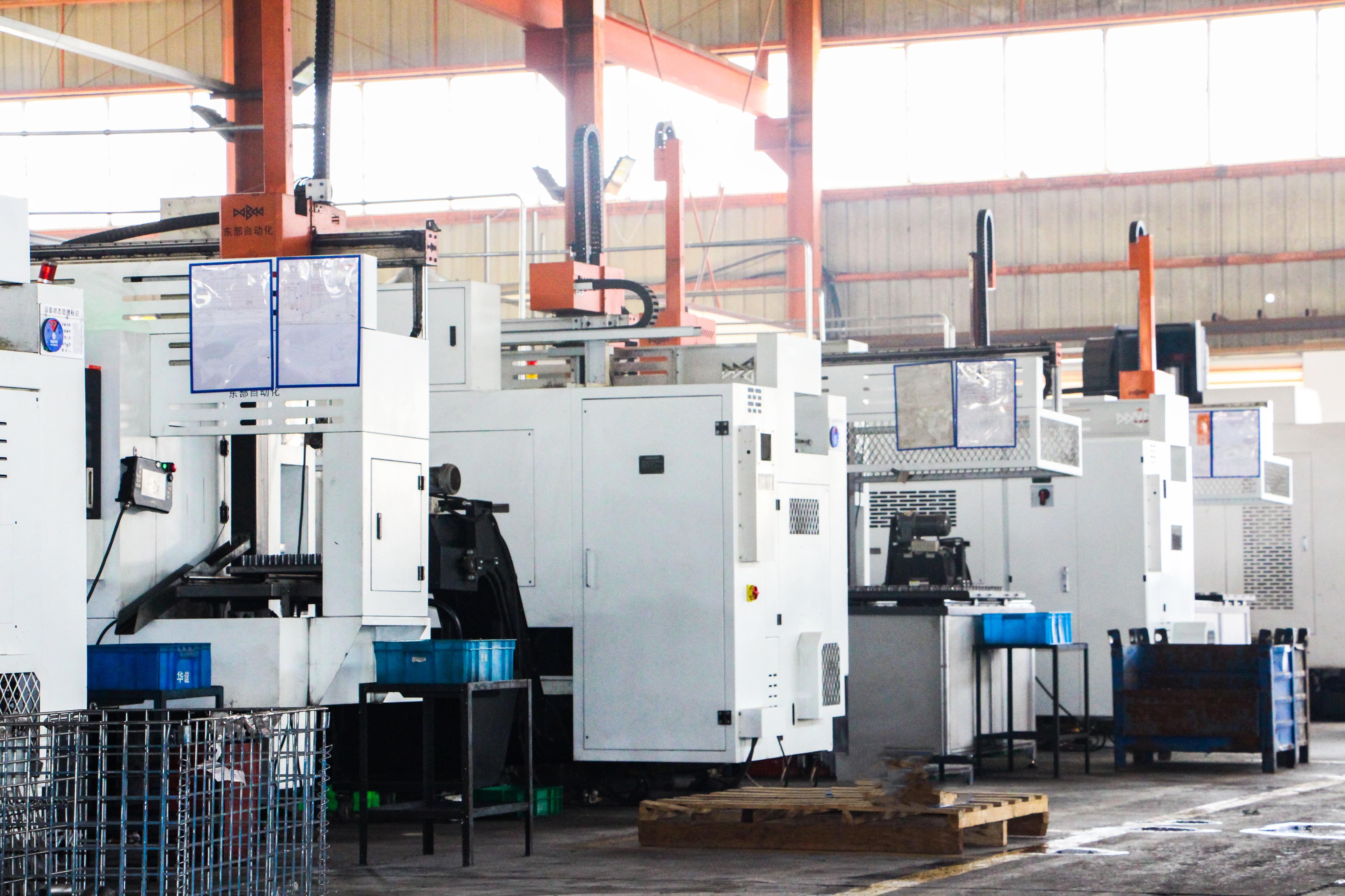 modern automotive cnc production facility with advanced automation and precision engineering