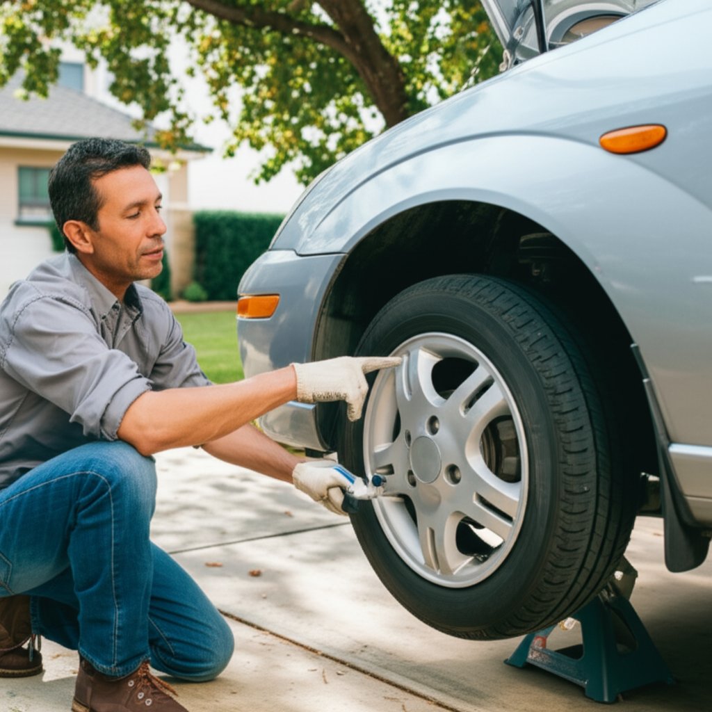 visual checklist for inspecting car suspension parts at home