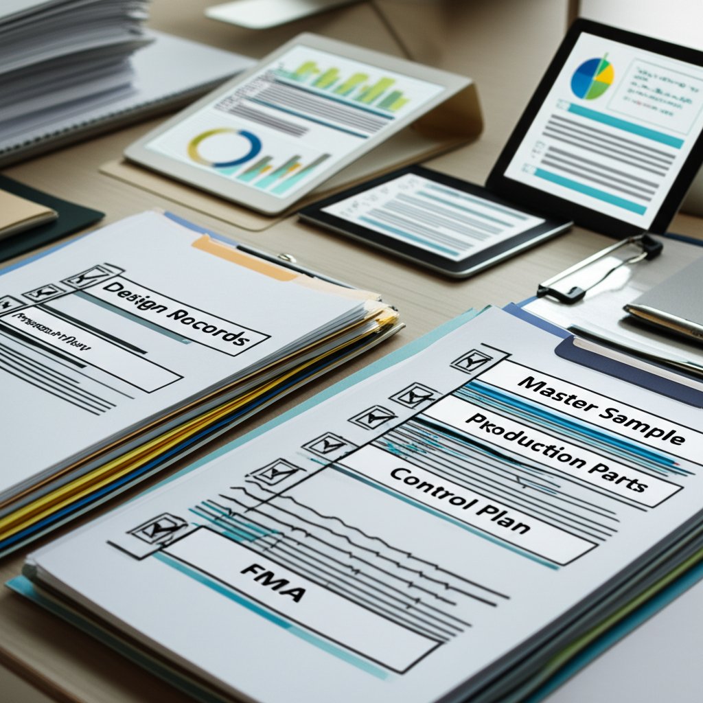 organized documentation representing all 18 ppap elements ready for review