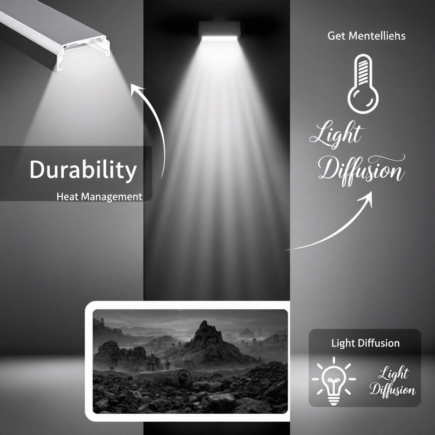 key benefits of led aluminum profiles in modern lighting