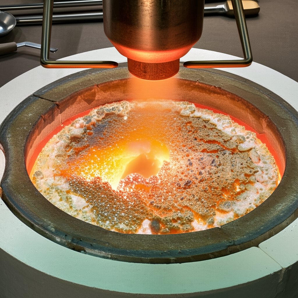 oxidation control techniques and proper crucible selection during copper melting