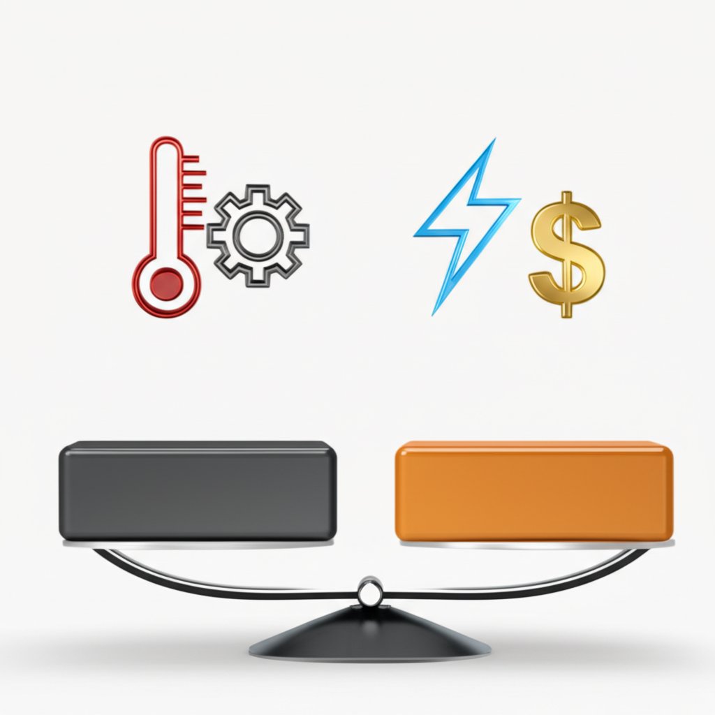 a visual comparison of peek and ultem properties temperature and strength vs electrical insulation and cost