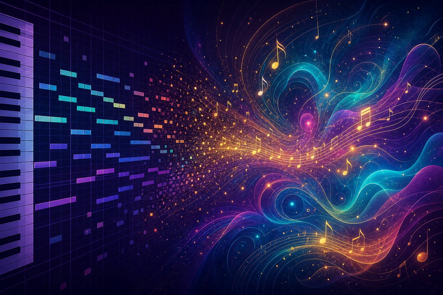 ai recognized midi data becomes creative input for generative composition tools that produce new melodic ideas and arrangements