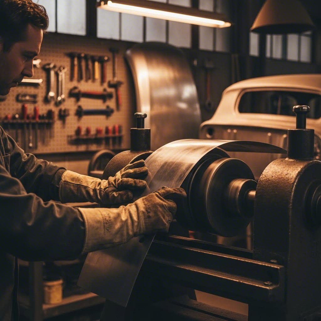 sheet metal shaping transforms flat metal into complex automotive and industrial components