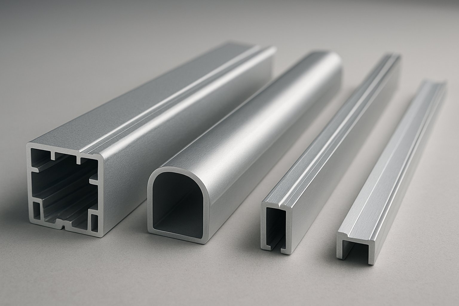 t slot and smooth aluminium profile families
