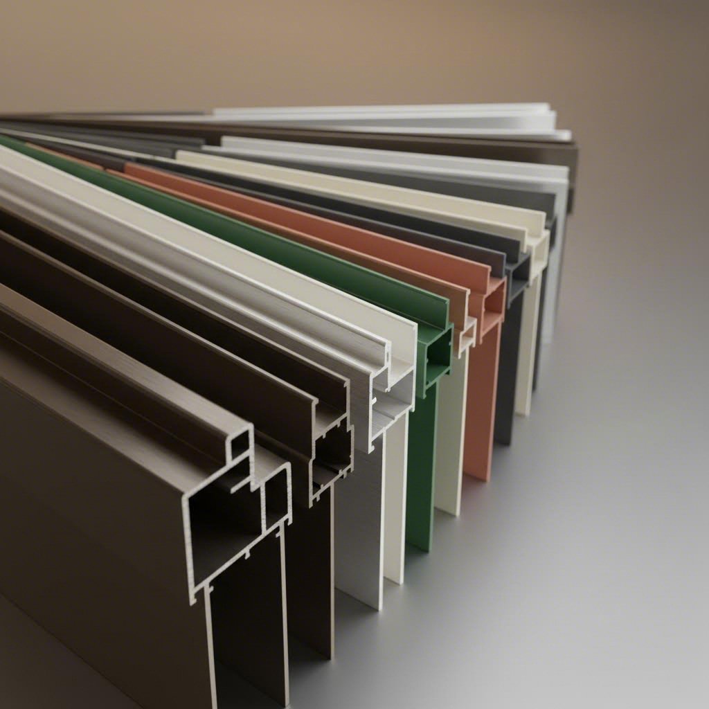 surface finish options anodized and powder coated aluminum profiles