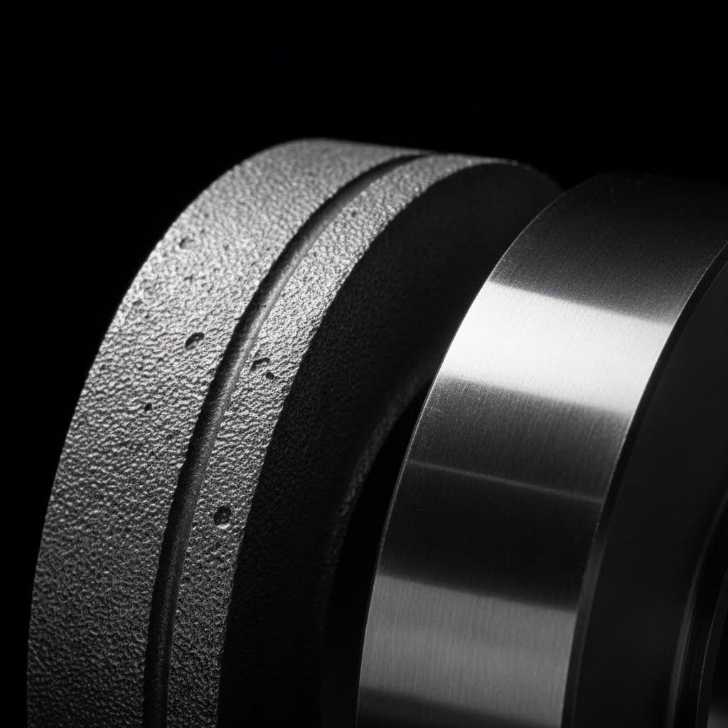 surface comparison between cast iron and forged steel crankshaft construction