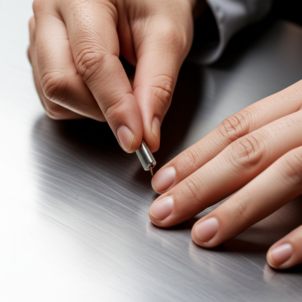 simple identification methods for aluminum using weight magnet and scratch tests