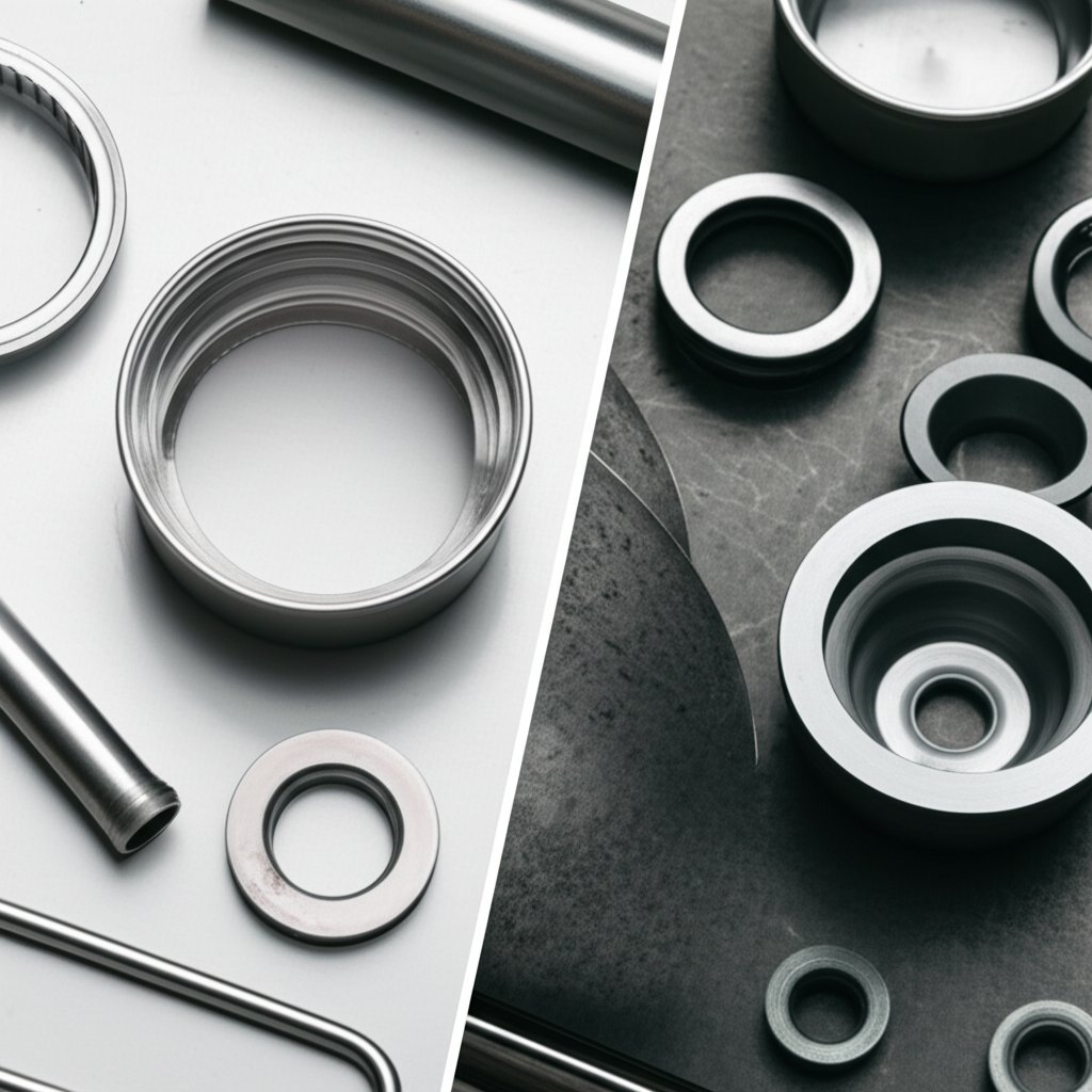 visual comparison of aluminum as a non ferrous metal versus ferrous metals