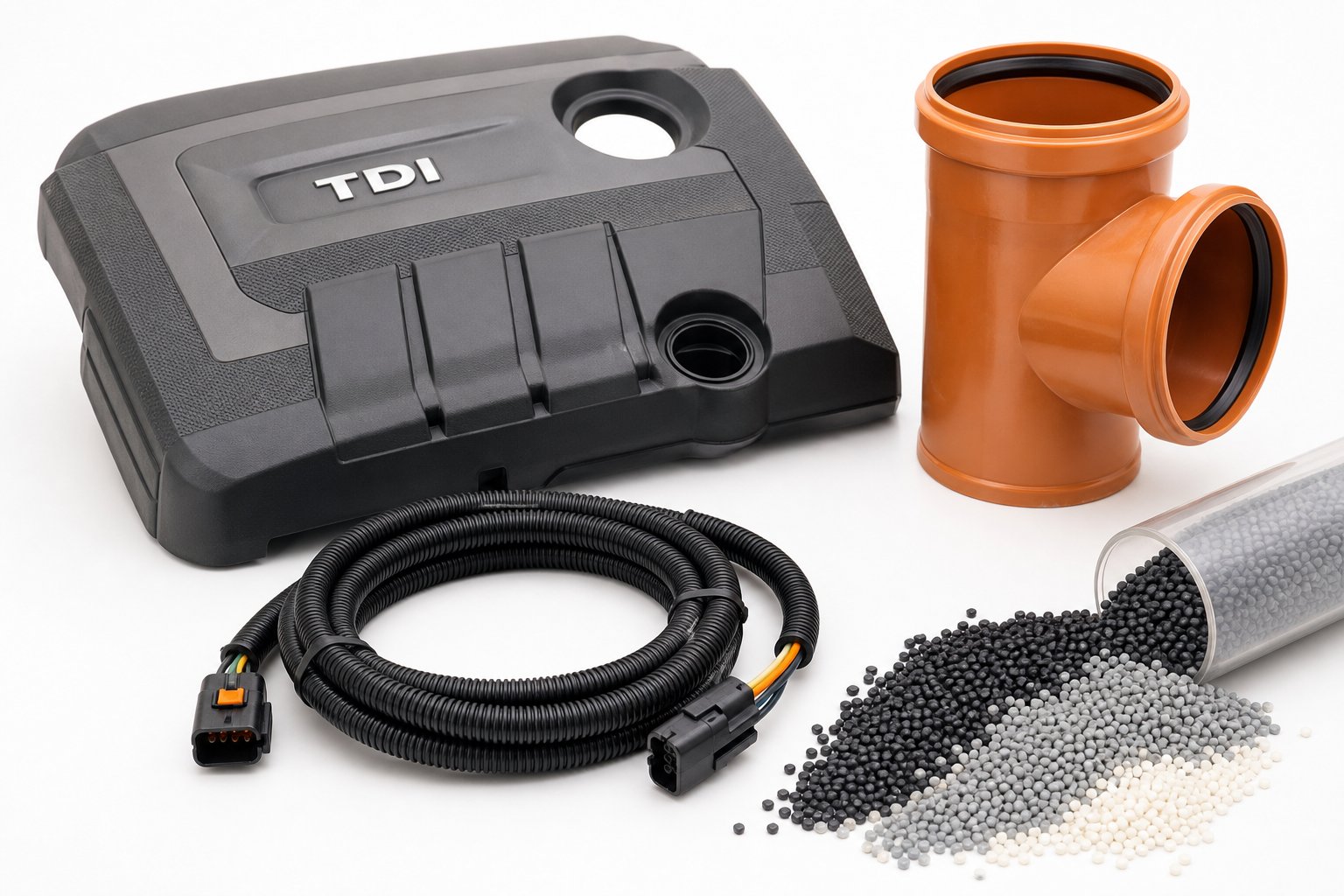 compounded plastic products serving automotive electrical and construction applications