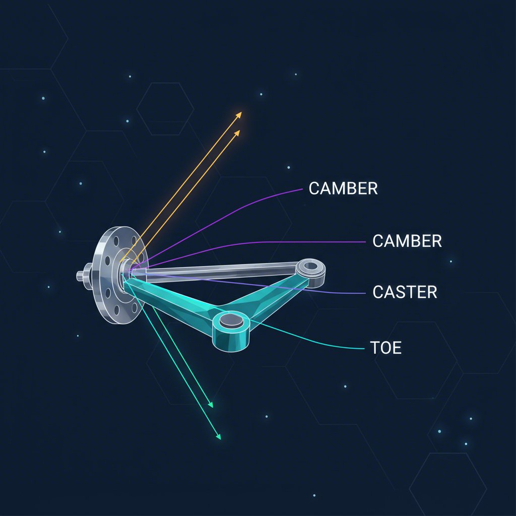 a conceptual look at a vehicles suspension geometry and control arm function