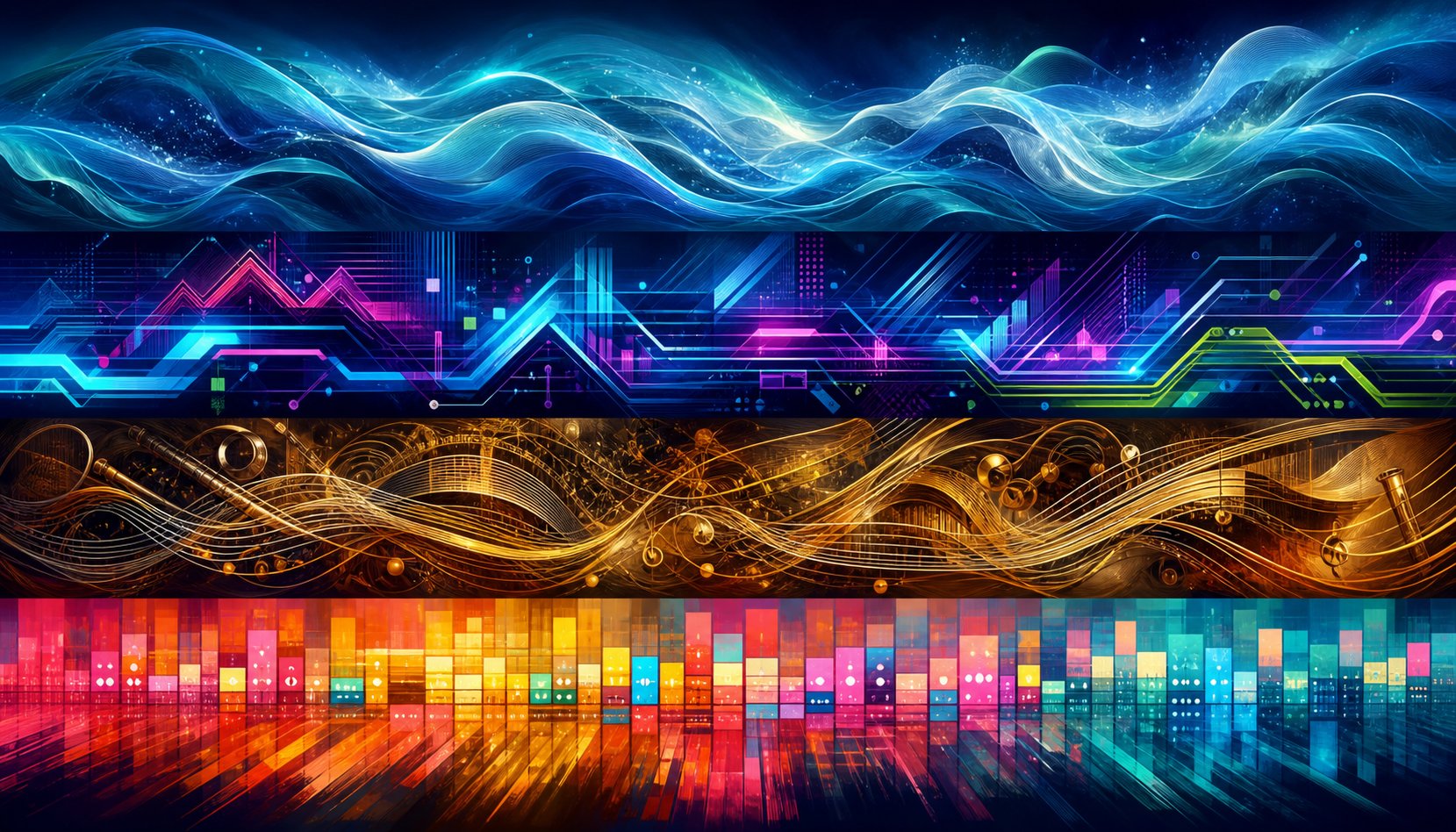 visual representation of how different music genres respond to ai duration editing