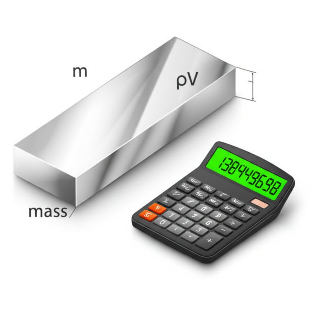 use aluminum's density and volume to accurately calculate weight for engineering projects