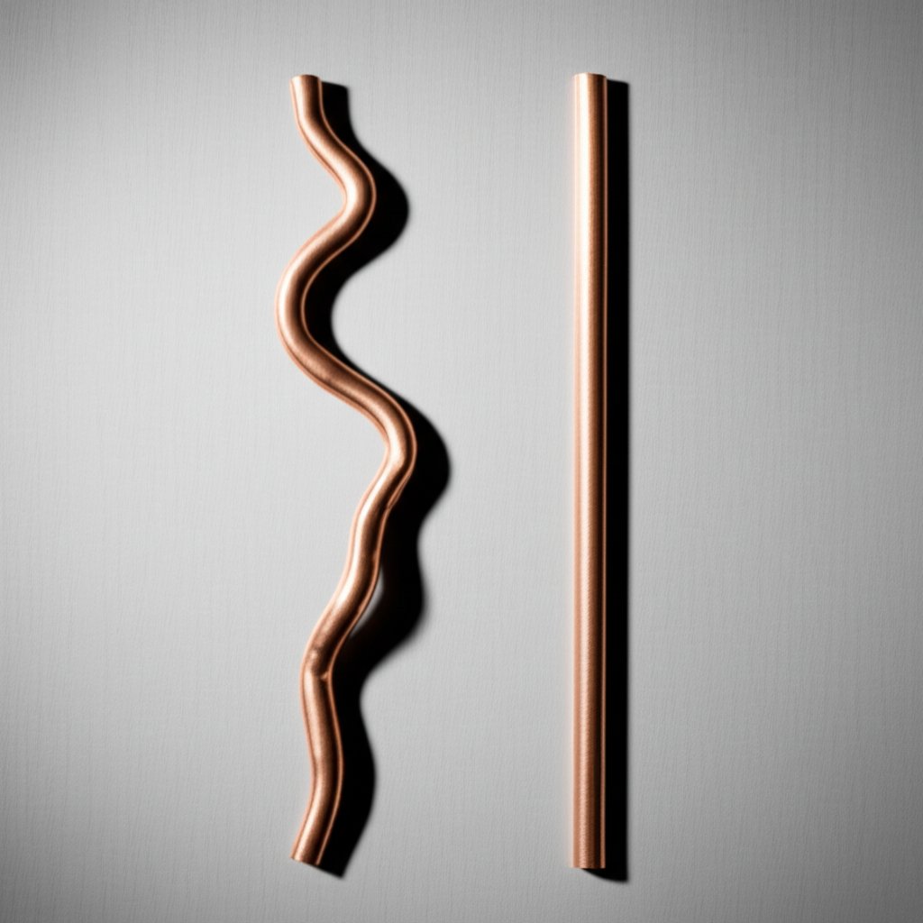 annealed copper wire is flexible while hard drawn copper wire is rigid
