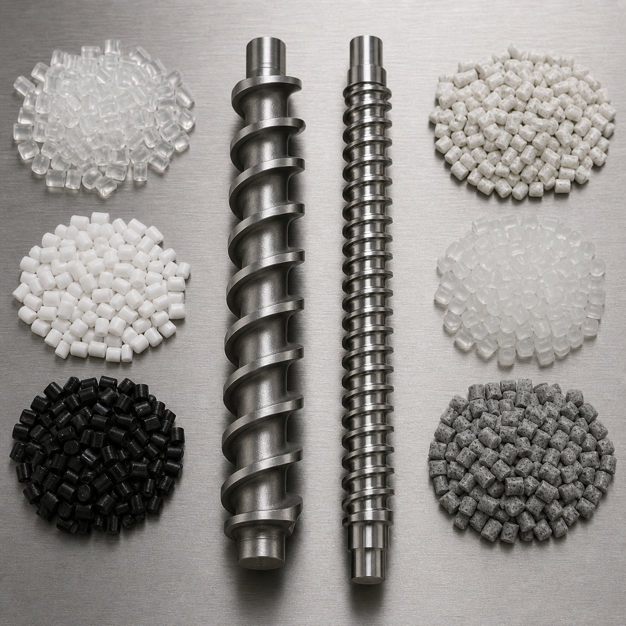 different polymer types require distinct screw geometries %E2%80%94 matching channel depth and compression ratio to material behavior prevents defects