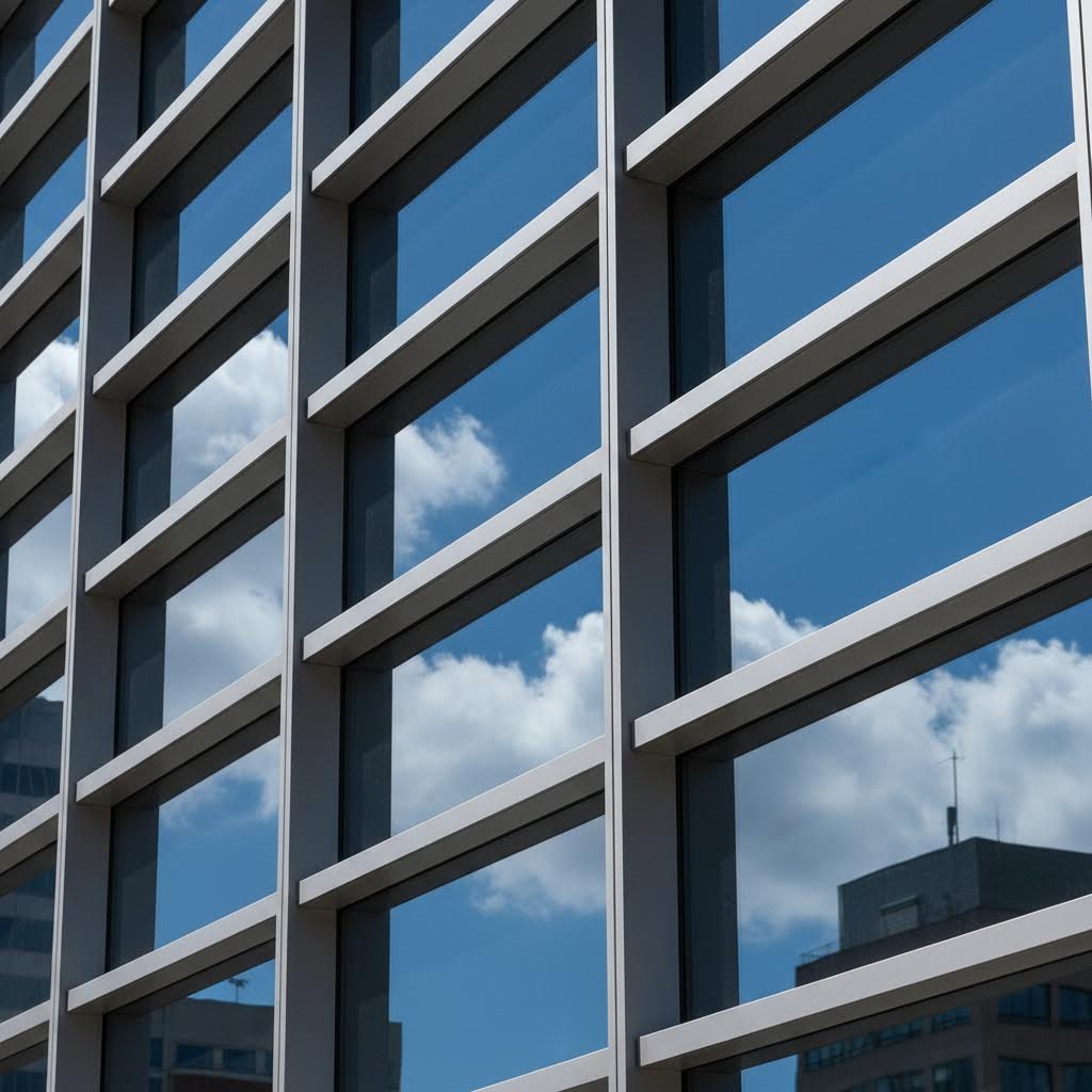 aluminum u channels in architectural applications for window framing and curtain wall systems