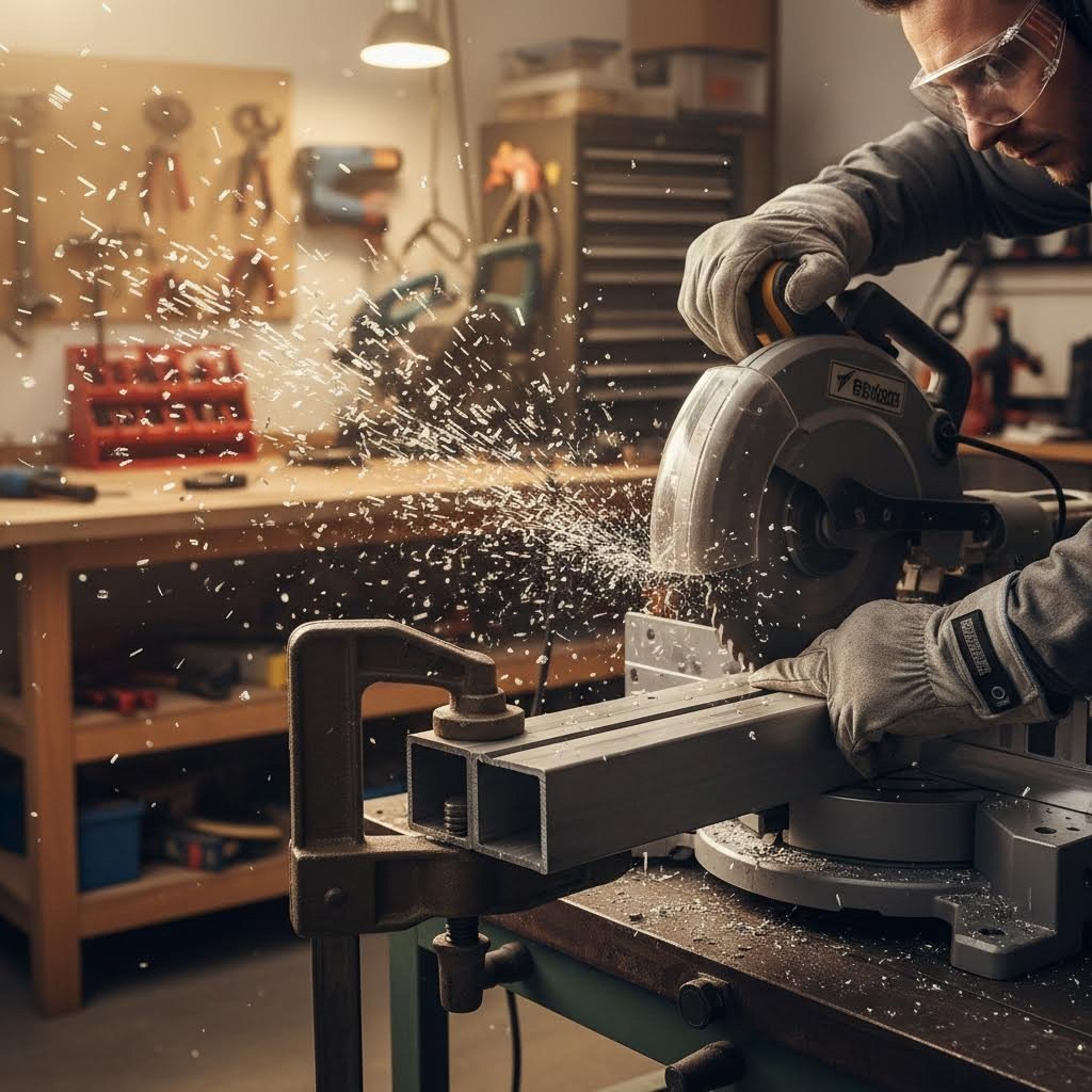 precision cutting aluminum u channel profiles using proper non ferrous metal cutting techniques