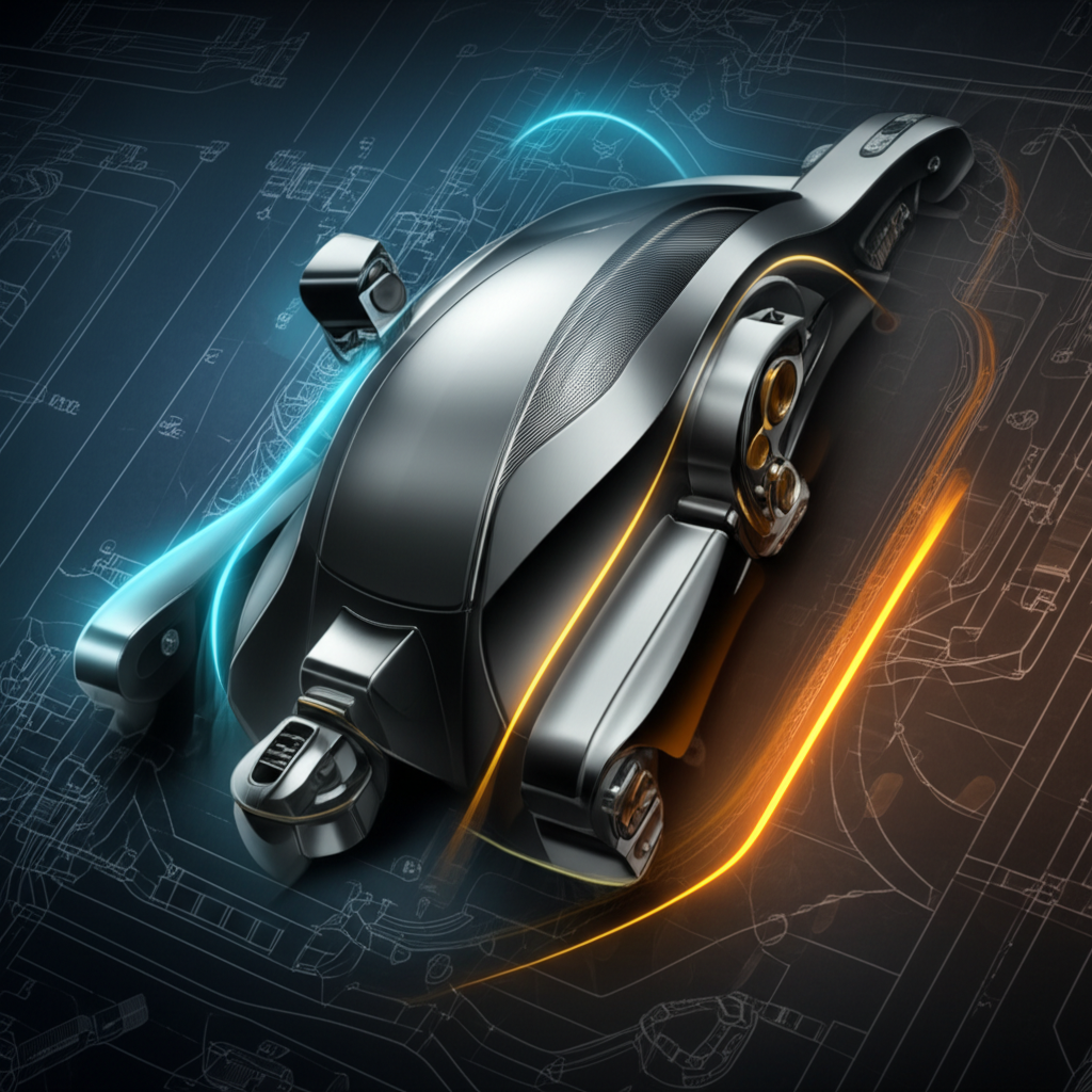 conceptual art of a part design being optimized for cnc machining costs