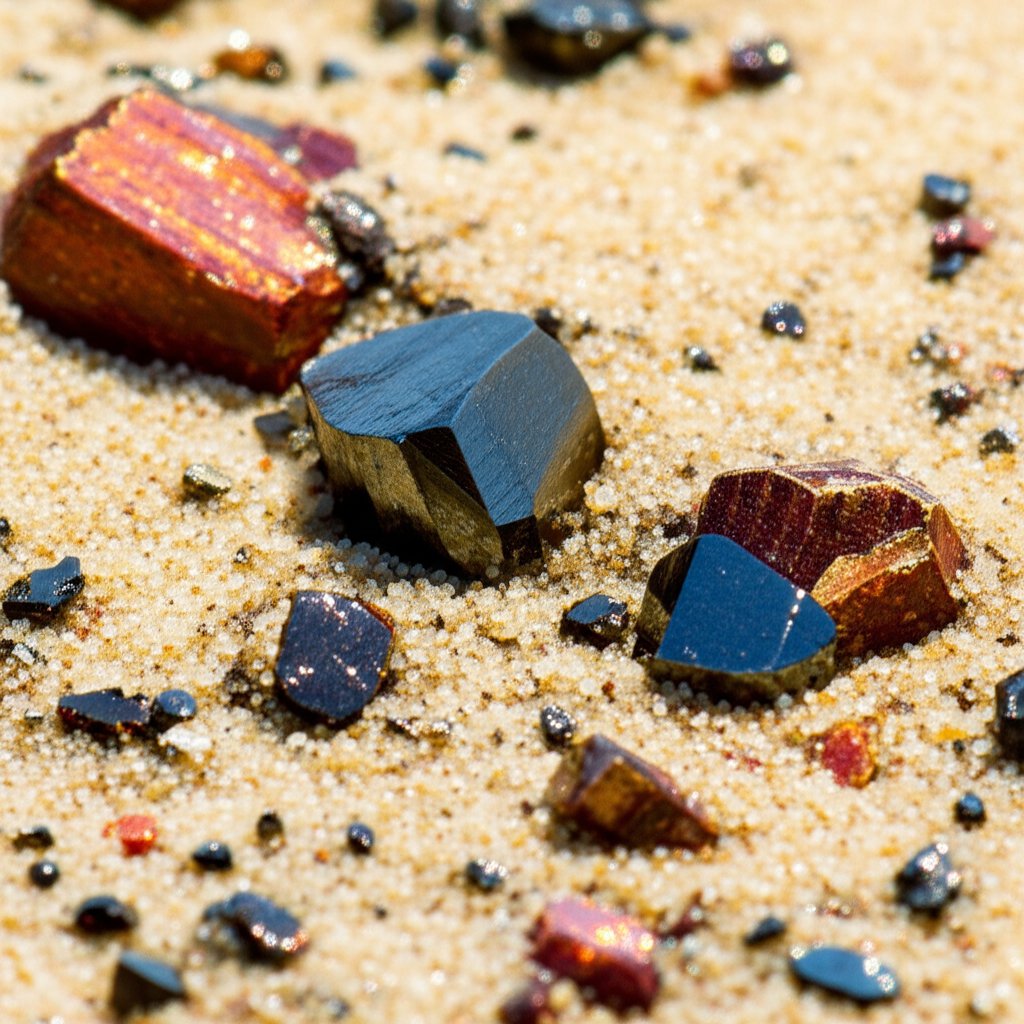 ilmenite and rutile minerals in natural sand primary sources of titanium ore
