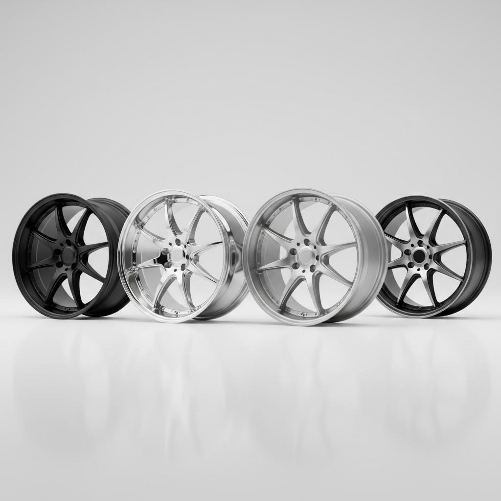 custom finish options transforming forged spoke wheel appearance