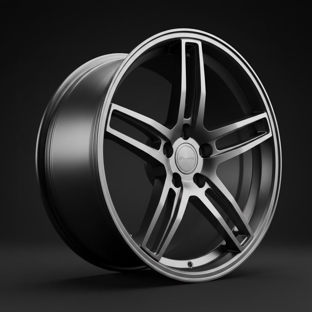 custom forged wheel featuring precision engineered spoke geometry and premium finish