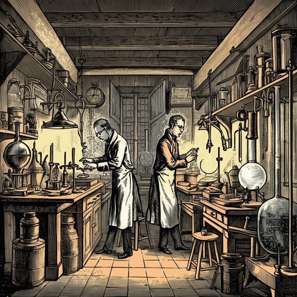 early 19th century laboratory where the element aluminum was first named