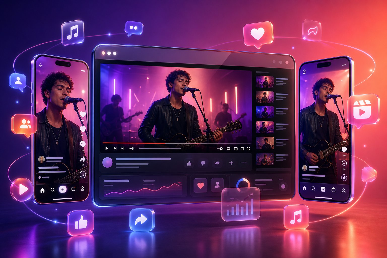 distributing an ai music video across youtube tiktok and instagram for maximum reach