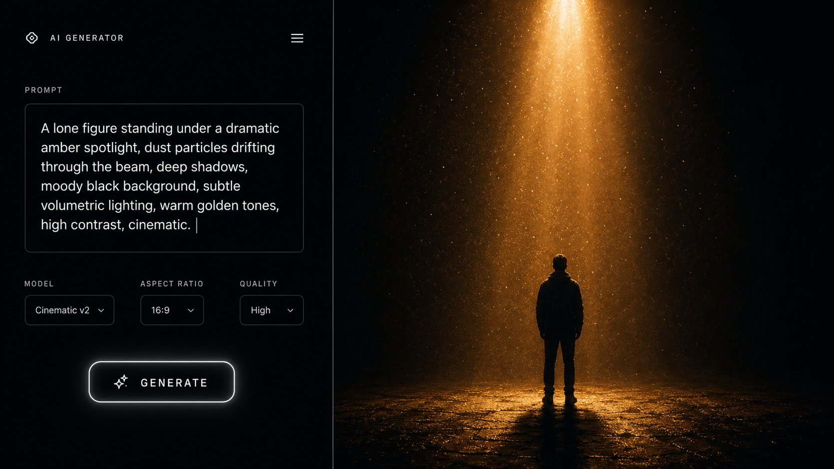 transforming detailed text prompts into cinematic ai generated music video scenes