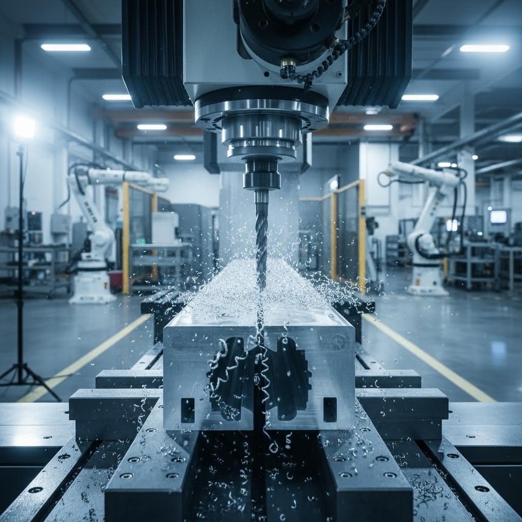 cnc machining adds precision features to aluminum extrusion profiles