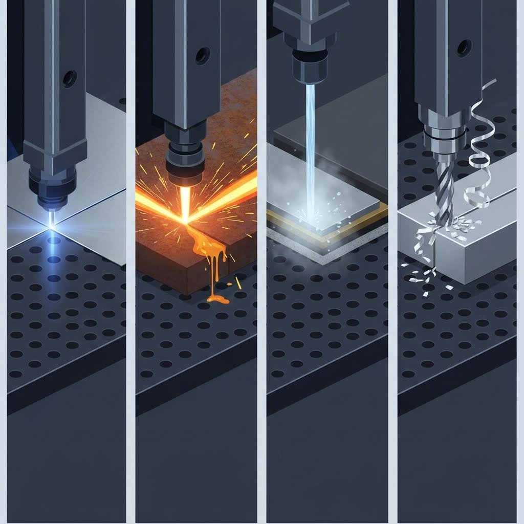 four primary cnc cutting methods each excel in different applications