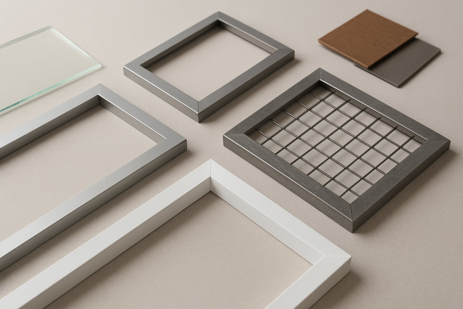 frame style options for comparing glazing system looks