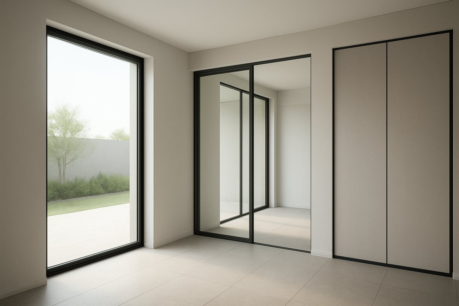 slim aluminium profile applications for windows doors partitions and wardrobes
