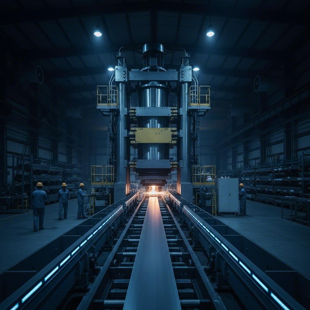 advanced aluminum extrusion press facility for custom profile manufacturing