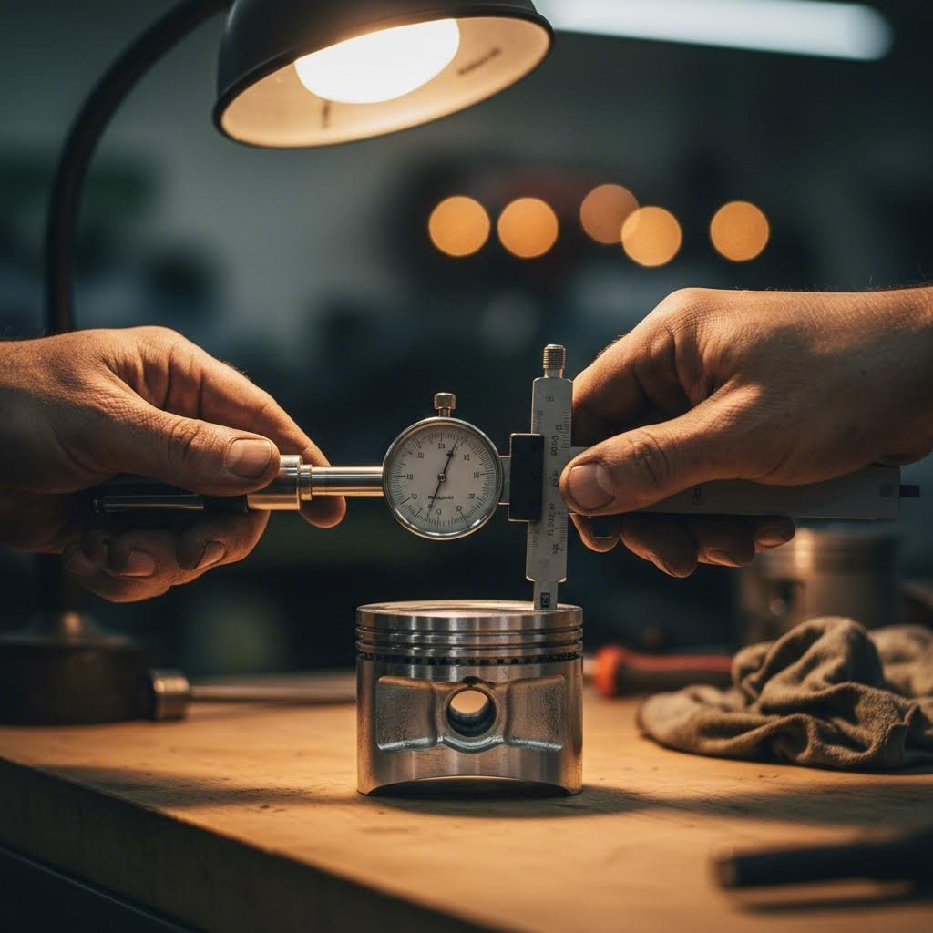 precision measurement ensures proper piston to wall clearance for reliable engine performance