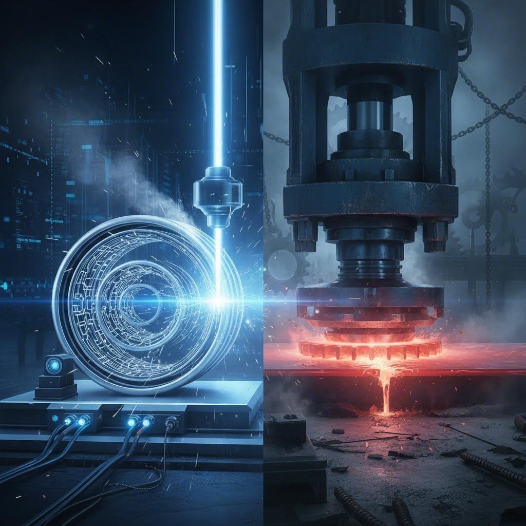 Laser blanking precision versus mechanical stamping force