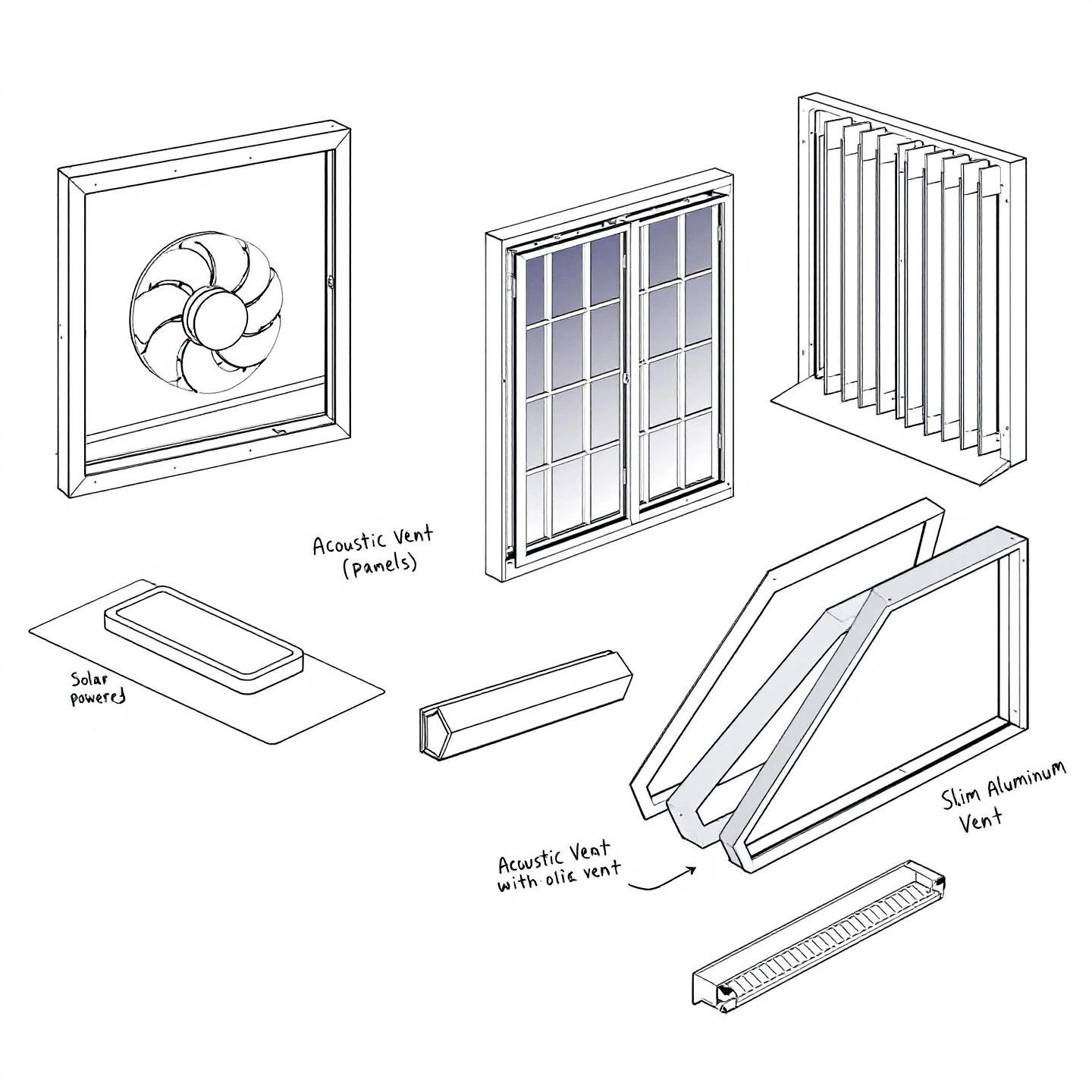 selection of advanced window ventilation solutions for modern homes