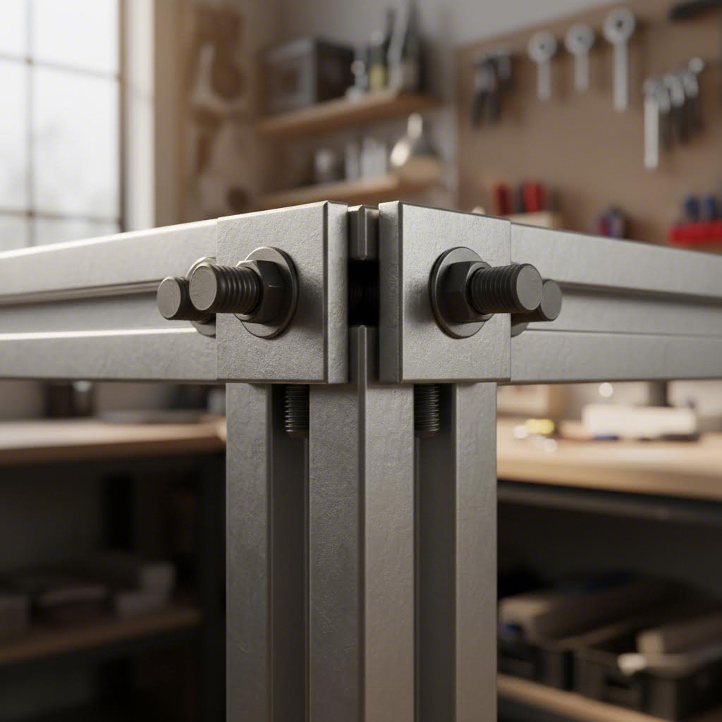 proper t nut and corner bracket installation for maximum rig rigidity