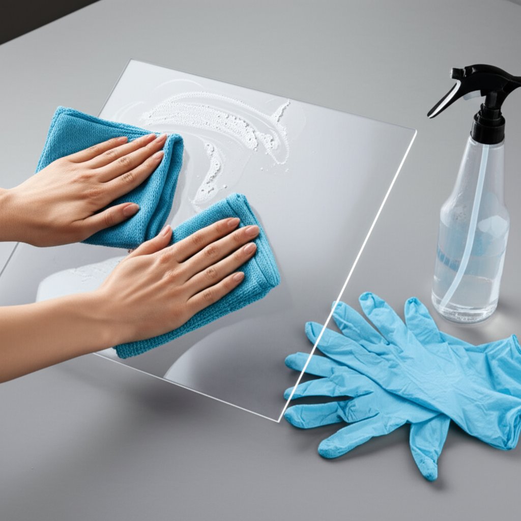 proper cleaning techniques for maintaining rigid plastic clarity