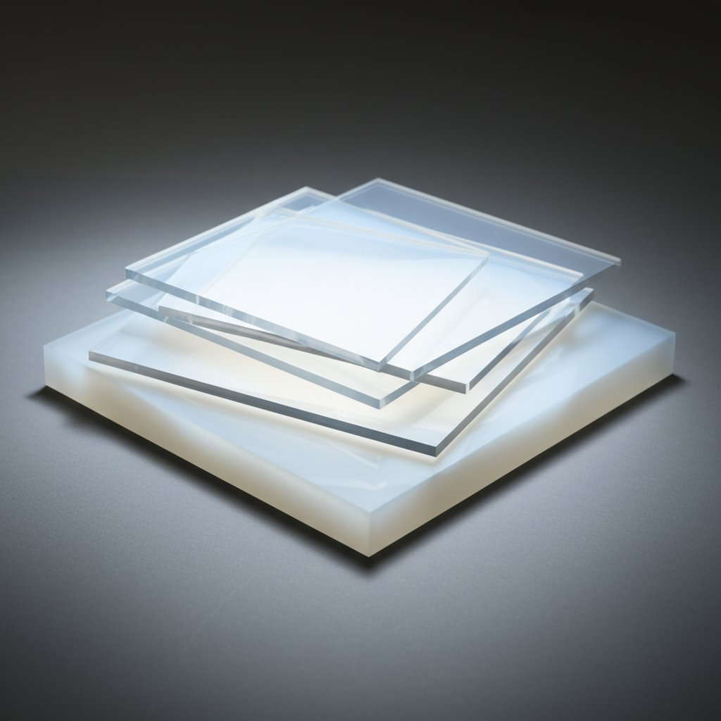 rigid plastic sheets in multiple thicknesses for various applications