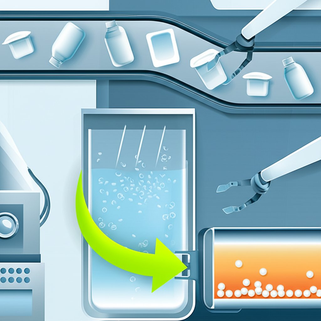 the recycling process stages for rigid plastic materials
