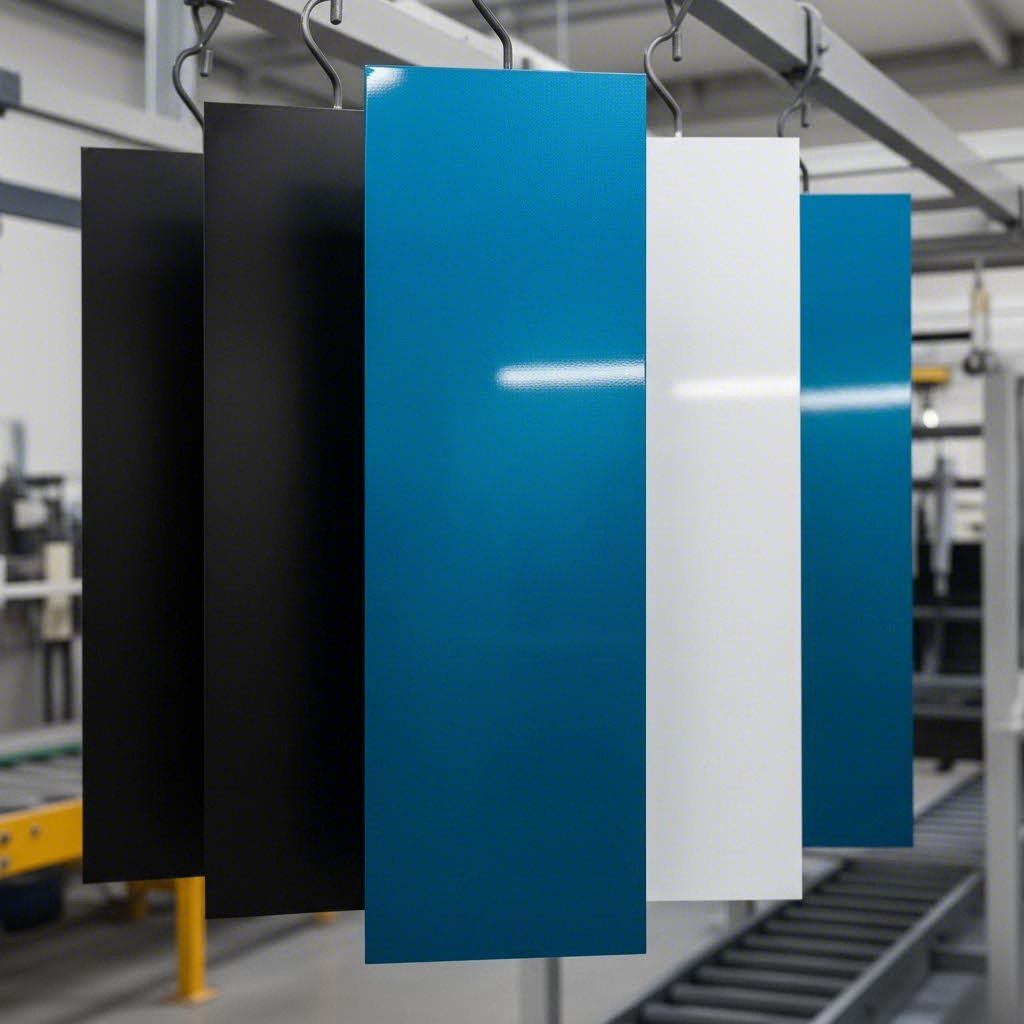 powder coating provides durable protection with extensive color options