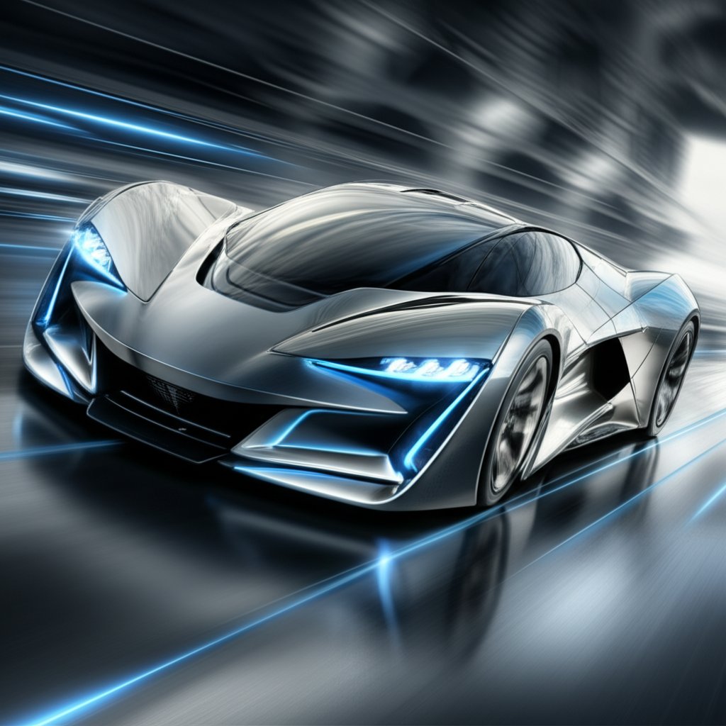 conceptual art of aluminum alloy properties for automotive engineering