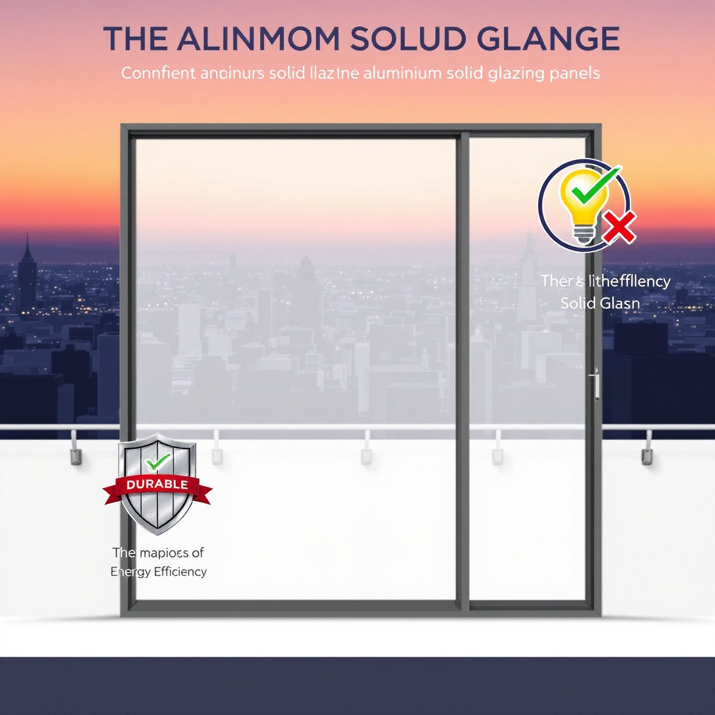 key benefits of aluminium solid glazing panels