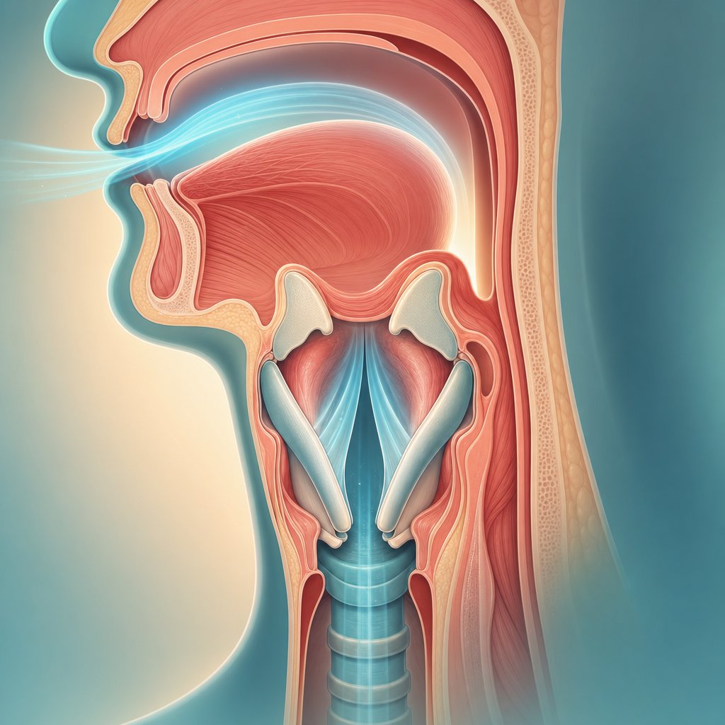 vocal vibrato originates from the interplay of muscles in the larynx supported by steady airflow and a relaxed throat