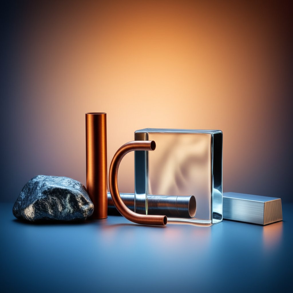 aluminium melting temperature compared visually with other common materials
